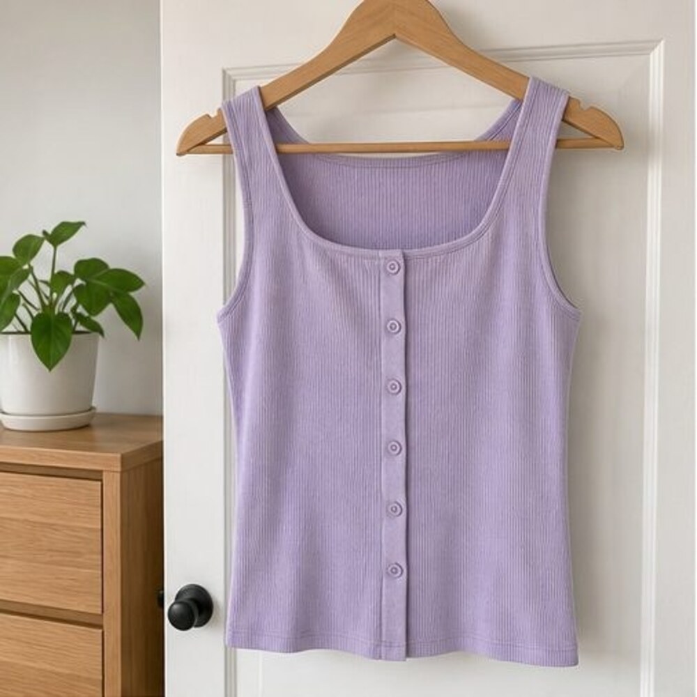 Lilac Peplum Top